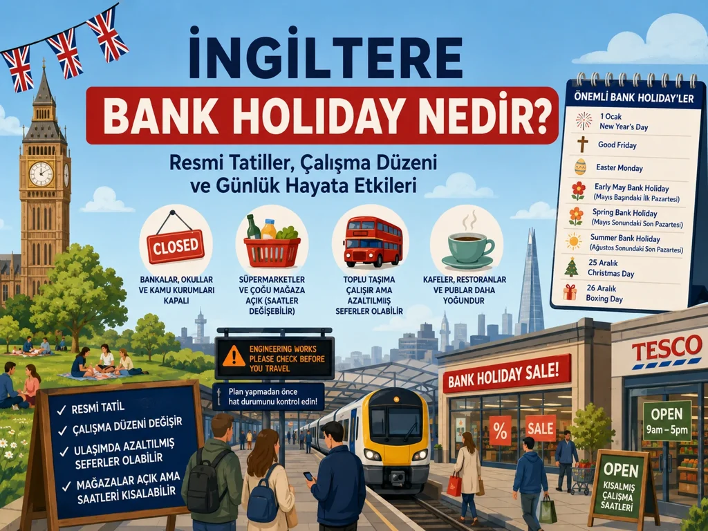 Bank Holiday Nedir? İngiltere'de Resmi Tatiller Nasıl Değerlendirilir?