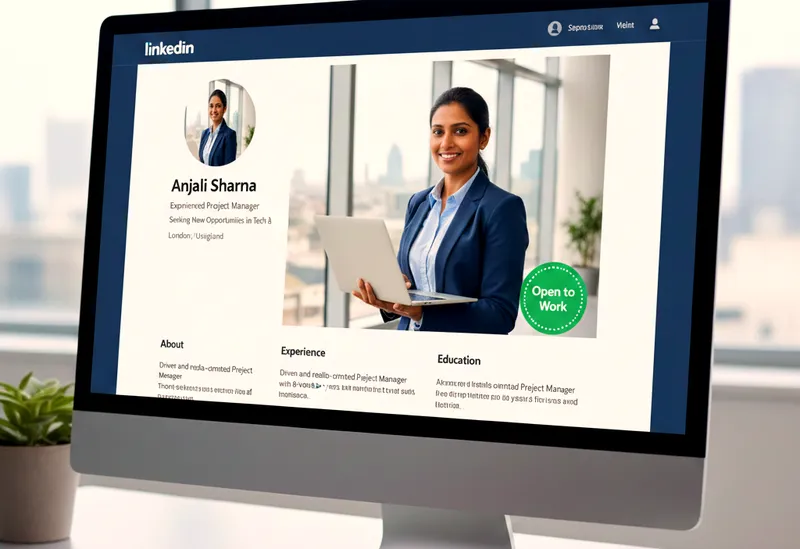 LinkedIn Profil Düzenleme 1: 'Open to Work' Ayarları