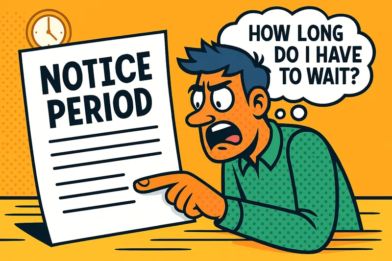 Notice Period Neden Bu Kadar Sinir Bozucu?